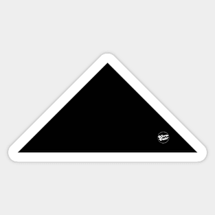 Triangle Black #minimal #design #kirovair #buyart Sticker